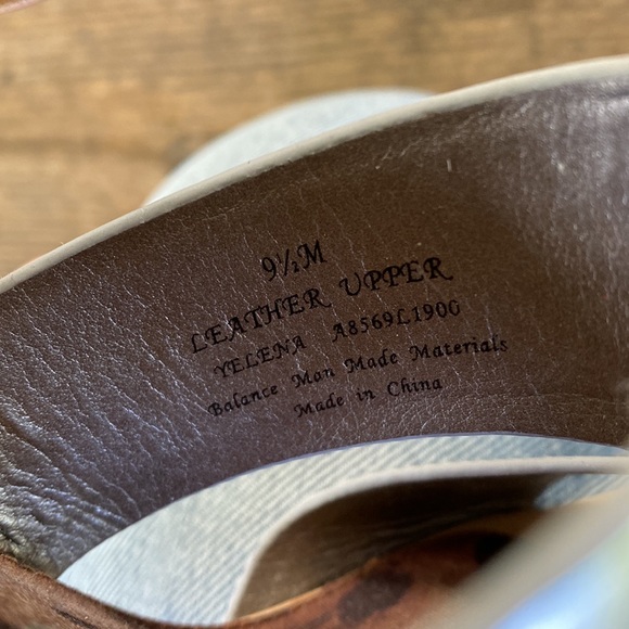 Sam Edelman Yelena Silver & Tan Leather Strappy Block Heels - Picture 12 of 14